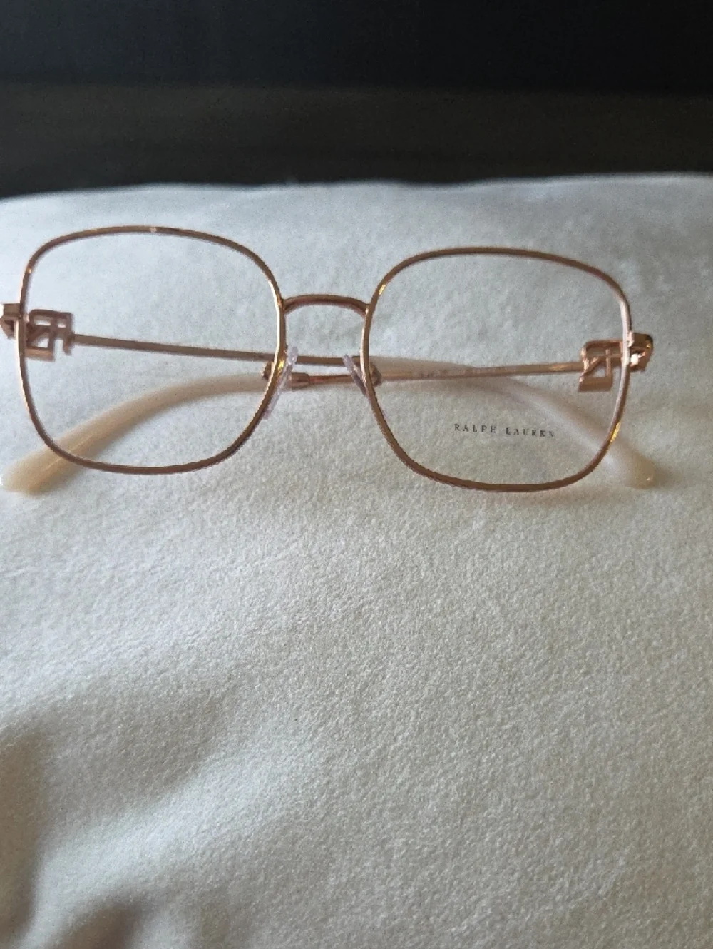 Ralph Lauren Rose Gold Square Metal Glasses RL5128 9329
